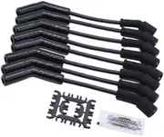Spark Plug Wire Set, Ignition Cable Vehicle Spare Parts, Sturdy Convenient Assemble Spark Plug Connectors Replace Parts