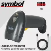 Symbol LS4208-SR20007ZZR Handheld Wired 1D Barcode Scanner Imager with USB Cable