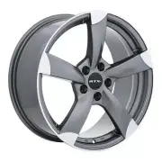 17 Inch Gunmetal Alloy Wheel Rim for Volkswagen EuroVan, RTX 82479 17x7.5 5x112 (for: Volkswagen)