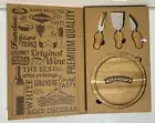 Personalised Ben & Jerry’s Cheese Board Knife Set - New -Aussie Acacia Wood