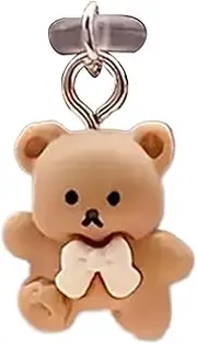 USB C Dust Plug, Cartoon Bear Plug Cover, Type C Port Protector, Mobile Phone Dust Plug, Cute Port Plug Charm, Dust Proof Plug Cover, Type C Dust Proof Plug, Bear C Plug, Phone Port Protector Charm