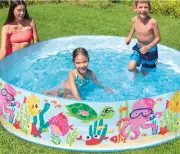 NEW Intex Ocean play Snapset Pool 6ft x 1ft SnapSet Instant Swimming Kiddie Pool