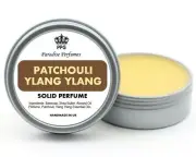 Patchouli Ylang Natural Solid Perfume by Paradise Perfumes Fragrance Balm 30ml