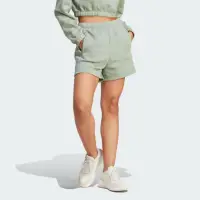 在飛比找momo購物網優惠-【adidas 愛迪達】短褲 女款 運動褲 國際碼 綠 IL