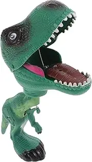 Cartoon Dinosaur Hand Puppet with Light Interactive Role Play Simulation Animal for Realistic Dinosaur Model for Storytelling and Creative Play Present