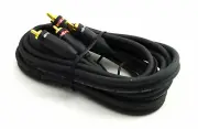 Mirasonic 2 Channel Oxygen Free Copper RCA Interconnect Cable 6ft with lead wire