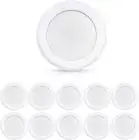 10 Pack 6 Inch Dimmable LED Disk Lights, 16.5W Flush Mount Ceiling Downlight