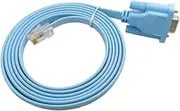RJ45 to RS232 Cable DB9 9-Pin Serial Port Female to RJ45 Male Cat5 Ethernet LAN Console Cable Switch Cable Compatible with Cisco Router Switch