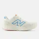 New Balance Fresh Foam 680 V8 [W680LH8 女 慢跑鞋 運動 路跑 D 寬楦 米 藍