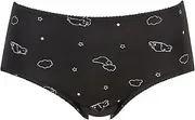 [Wing] RJ6325 Junior Sanitary Panties, for Nights, Cotton Blend Material (Body Fabric), Napkins Not Slipping, Regular Length, Menstrual Shorts, for Girls