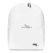 Minimalist Backpack | Chief Odafe wears