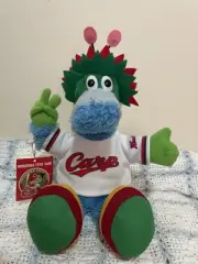 Japanese Hiroshima Toyo Carp Plush Slyly Baseball Mascot Toy