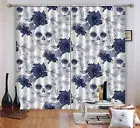 3D Skeleton 34 Blockout Photo Curtain Printing Curtains Drapes Fabric Window AU