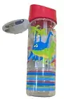 Stephen Joseph Kids Flip Top Dinosaur Design Tritan BPA Free Water Bottle 10 oz