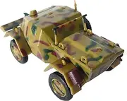 Simulation Armored Vehicle Model 1:72 Alloy WWII Italy Lancia Lince 1944 Reconnaissance Vehicle Model