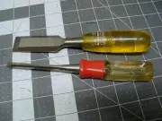 New NOS Vintage Stanley Chisels 1/4" and 1” # 16-216 USA Shelf Wear