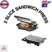 2 SLICE SANDWICH PRESS MAKER TOASTIE JAFFLE GRILL KITCHEN