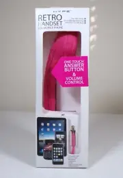HYPE Retro Handset for Mobile Phone One-Touch Answer Pink Handheld Fun Cute