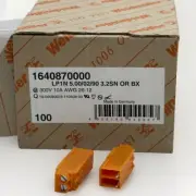 *New in Box of 100* Weidmuller 1640870000 LP1N 5.00/02/90 3.2SN or BX 300V 10A