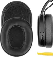 Geekria QuickFit Replacement Ear Pads Compatible with Skullcandy Crusher Wireless, Crusher Evo, Crusher ANC, Hesh 3, Hesh EVO, Hesh ANC, Venue ANC Headphones, Repair Parts (Black)