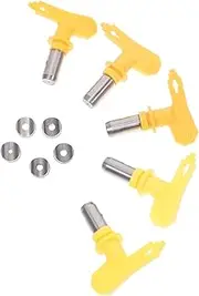 Gatuida Sturdy Corrosion-resistant Paint Sprayer Nozzles 5 Piece Set Fit Models