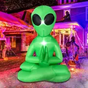 5FT TALL MEDITATING ALIEN INFLATABLE DECORATION - BRAND NEW & SHIPS FREE!