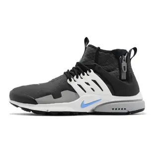 Nike 休閒鞋 Air Presto Mid Utility 男鞋 黑 高筒 襪套式 支撐 經典 DC8751-002