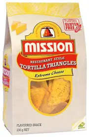 Mission Extreme Cheese Corn Chips 230gm x 1