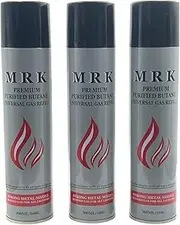 3X MRK Universal Premium Lighter FLUID Cigarette Genuine Gas Refill 300ml