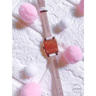 全新現貨 MARC JACOBS MJ8677 手錶 20mm 優雅女錶 簡約指針 玫瑰金錶殼 白色皮錶帶 女錶