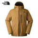 【網路限定】The North Face北面男款棕色防水透氣保暖連帽三合一外套｜83SLYW3