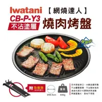 在飛比找蝦皮購物優惠-【Iwatani 岩谷】 CB-P-Y3 網燒達人不沾燒肉烤