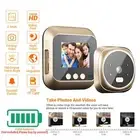 1080P Smart Door Peephole Viewer Wireless Night vision Camera Home Security Bell