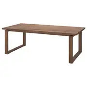 MÖRBYLÅNGA Table, oak veneer brown stained - Shop here