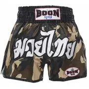 Boon Muay Thai Camo Green Shorts