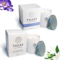 在飛比找森森購物網優惠-Tilley百年特莉 澳洲香氛大豆蠟燭-二入組(幸福百合+紫