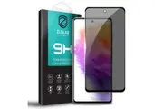 ZUSLAB Galaxy A73 5G Privacy Screen Protector, Tempered Glass Case Film Friendly 9H Hardness Anti Spy for Samsung