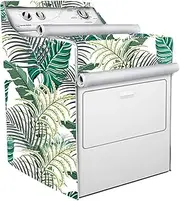Washer/Dryer Cover,Fit for Outdoor Top Load and Front Load Machine,Zipper Design for Easy Use,Waterproof Dust-proof Moderately Sunscreen (Green Forest)