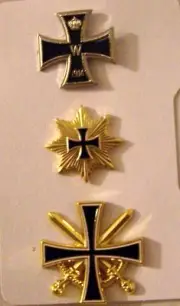 German Prussian Iron Cross Medal Award Pin Battle Set Army Navy Unit War Uniform