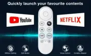 Only the remote control of Chromecast with Google TV (4K) - Snow