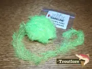 CHOCKLETT'S FILLER FLASH CHARTREUSE - NEW HARELINE DUBBIN FLY TYING MATERIAL