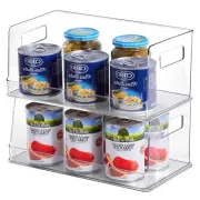 13" Wide Stackable Storage Bins Open Front, Towel Storage Shelf Snack Organiz...