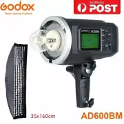 Godox AD600BM Outdoor Studio Camera Flash Speedlite 35*160cm Grid Bowens Softbox