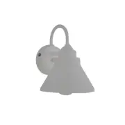 Craftmade Resilience 1Lt Outdoor Lantern/Motion Sensor, Text White - ZA6304PM-TW