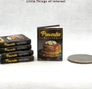 THE PANCAKE RECIPE COOKBOOK Miniature 1:12 Scale Book Kitchen Recipes