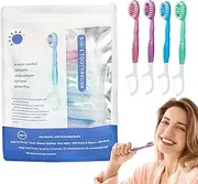 Pre Pasted Toothbrushes, 5-in-1 Portable Pre-Pasted Travel Toothbrush, Toothpick Floss Toothpaste Mini Set for Home Work Kids Adults