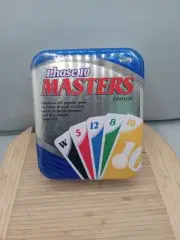 Phase 10 Masters Edition Card Game Collectible Tin 2009 Cards Sealed