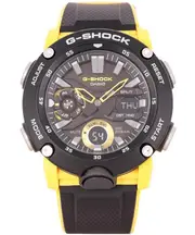 Casio G-SHOCK Carbon Core Guard Alarm Calendar Quartz GA2000-1A9 200M Mens Watch