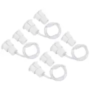 Magnetic Reed Switch, 4 Pack NC Door Sensor Window Contact Switch, White