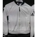 2019 一月 ADIDAS BOMBER WV FEM JACKET 運動外套 白 張鈞甯 DW4553